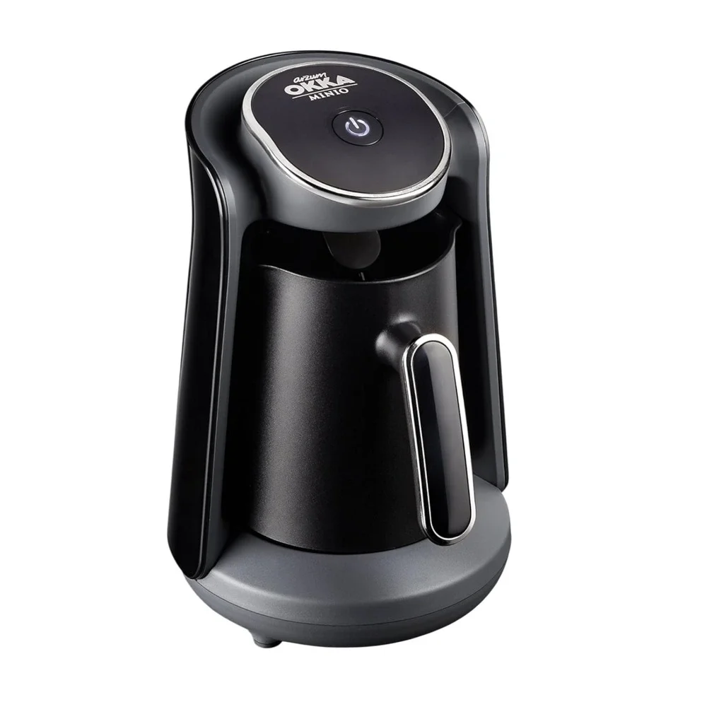 Arzum Okka Minio Turkish‎ Coffee Machine 4 Cup 120V Auto Brew Black Silver